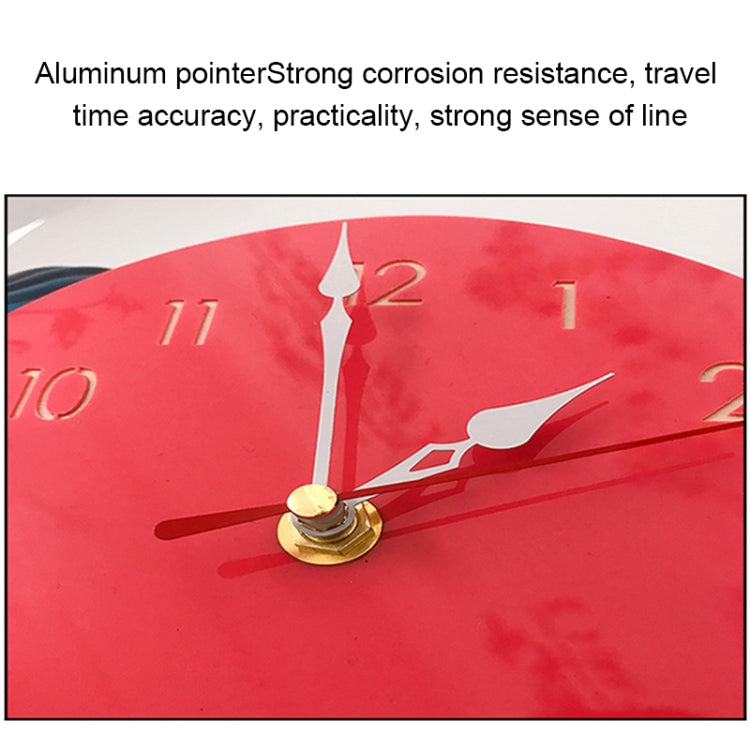 Ice Cream Styling Decorative Wall Clock (White) - Wall Clock by PMc TechLife | Online Shopping South Africa | PMc TechLife | Buy Now Pay Later Mobicred