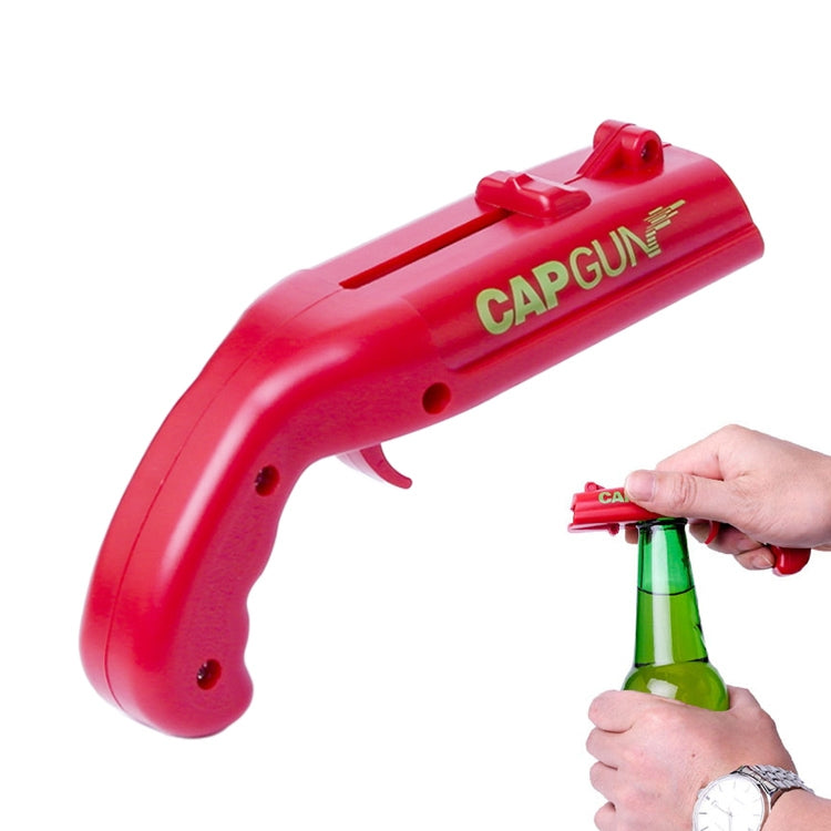 Creative Beer Bottle Opener Cap Launch Kitchen Bar Tool(Red) - Openers by PMC TechLife | Online Shopping South Africa | PMC TechLife | Buy Now Pay Later Mobicred