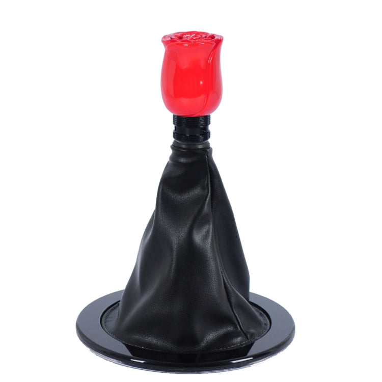 Rose Flower Shaped Universal Vehicle Car Manual Automatic Gear Shift Knob (Red) - free shipping - PMC TechLife - Order now!