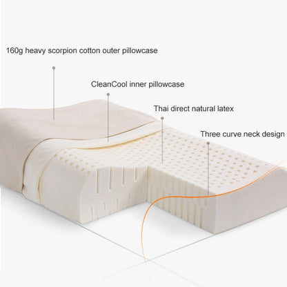 Original Xiaomi Youpin 8H Z2 Natural Latex Pillow Soft Breathable Spine Protection Massage Care Pillow with Cotton Pillowcase - Massage & Relaxation by Xiaomi | Online Shopping South Africa | PMC Jewellery | Buy Now Pay Later Mobicred