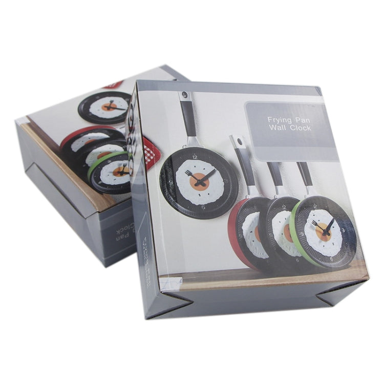 Fried Egg Pan Shape Creative Living Room Decorative Wall Clock (Green) - Wall Clock by PMc TechLife | Online Shopping South Africa | PMc TechLife | Buy Now Pay Later Mobicred