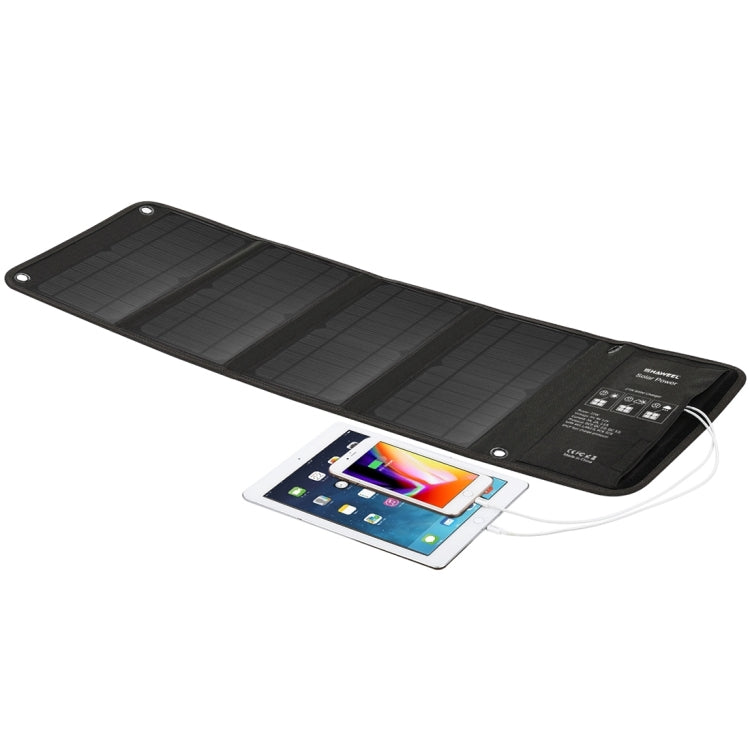 HAWEEL 28W Foldable Solar Panel Charger with 5V 3A Max Dual USB Ports - Charger by HAWEEL | Online Shopping South Africa | PMC Jewellery