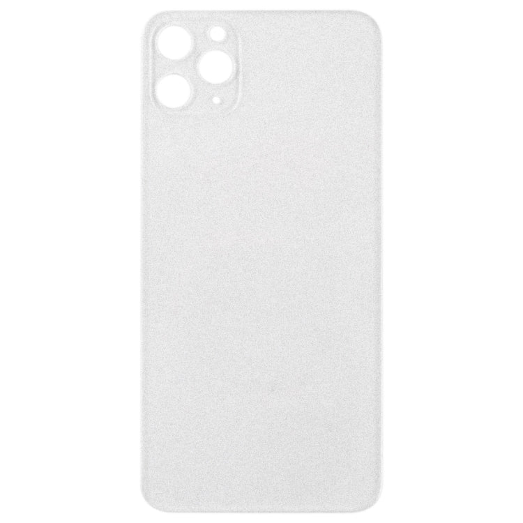 Transparent Frosted Glass Battery Back Cover for iPhone 11 Pro(Transparent) - Back Cover by PMC Jewellery | Online Shopping South Africa | PMC Jewellery | Buy Now Pay Later Mobicred