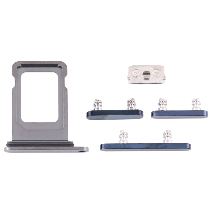 SIM Card Tray + Side Keys for iPhone 12 Pro Max(Blue) - Side Key & Card Tray by PMc TechLife | Online Shopping South Africa | PMc TechLife | Buy Now Pay Later Mobicred