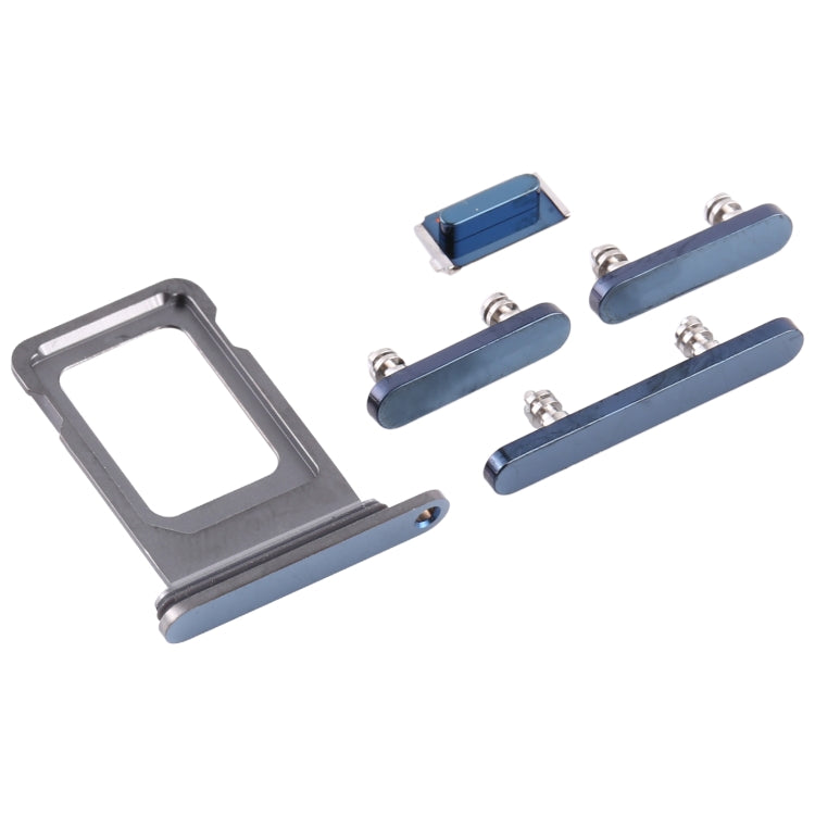 SIM Card Tray + Side Keys for iPhone 12 Pro Max(Blue) - Side Key & Card Tray by PMc TechLife | Online Shopping South Africa | PMc TechLife | Buy Now Pay Later Mobicred