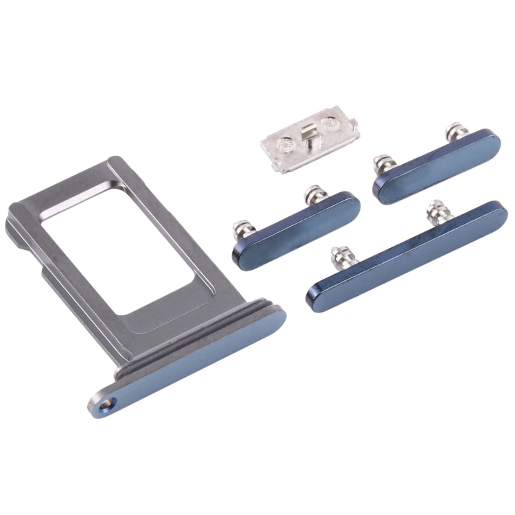 SIM Card Tray + Side Keys for iPhone 12 Pro Max(Blue) - Side Key & Card Tray by PMc TechLife | Online Shopping South Africa | PMc TechLife | Buy Now Pay Later Mobicred