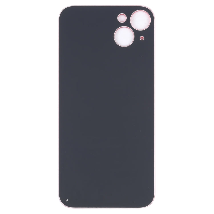 For iPhone 14 Plus Easy Replacement Big Camera Hole Glass Back Battery Cover(Red) - Back Cover by PMc TechLife | Online Shopping South Africa | PMc TechLife | Buy Now Pay Later Mobicred