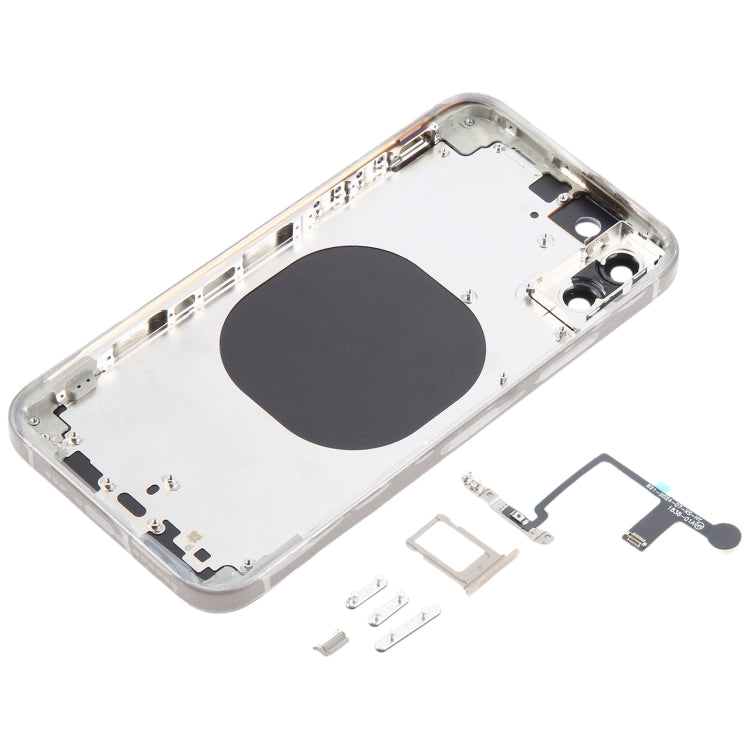 Back Cover with Appearance Imitation of iP15 Pro for iPhone XS(Titanium) - Back Cover by PMC Jewellery | Online Shopping South Africa | PMC Jewellery | Buy Now Pay Later Mobicred