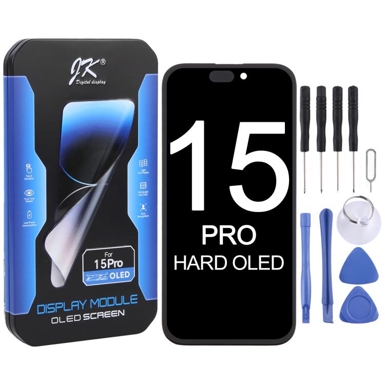 JK Hard OLED Screen For iPhone 15 Pro - free shipping - PMC TechLife - Order now!