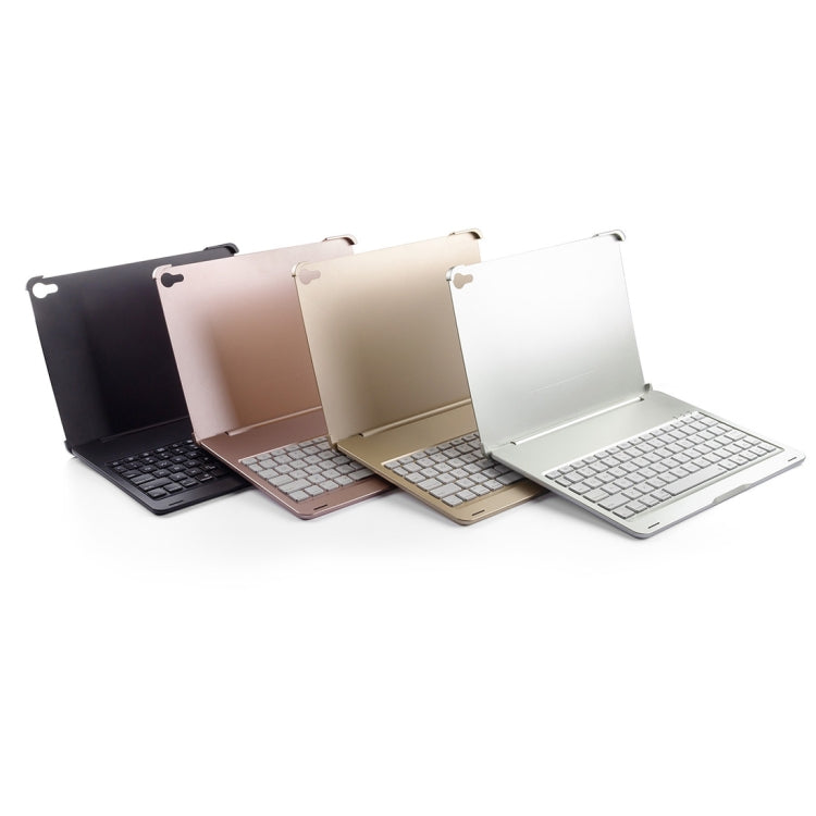 F105A Colorful Backlight Aluminum Backplane Wireless Bluetooth Keyboard Tablet Case for iPad Pro 11 inch ���2018��� (Rose Gold) - For iPad Pro by PMC TechLife | Online Shopping South Africa | PMC TechLife