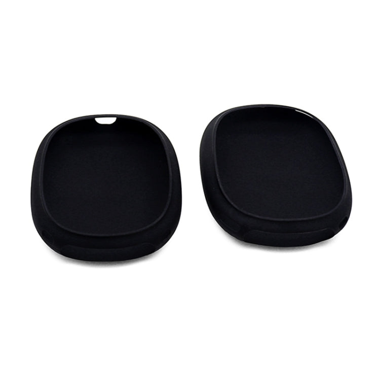 A Pair Full Coverage Anti-scratch Silicone Headphone Protective Case for AirPods Max(Black) - For AirPods Max by PMC TechLife | Online Shopping South Africa | PMC TechLife