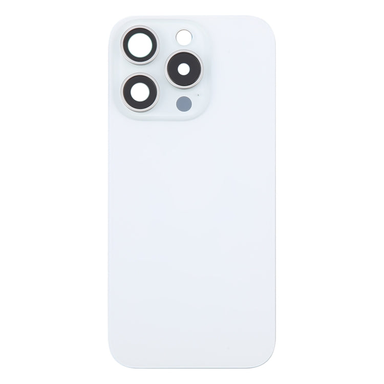 For iPhone 16 Pro Max Original Glass Battery Back Cover with Camera Lens Cover(White) -  by PMC Jewellery | Online Shopping South Africa | PMC Jewellery | Buy Now Pay Later Mobicred