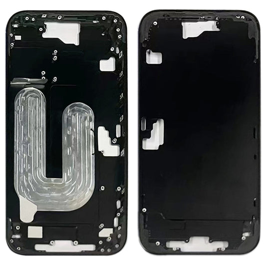 For iPhone 16 Plus Middle Frame Bezel Plate (Black) -  by PMC Jewellery | Online Shopping South Africa | PMC Jewellery | Buy Now Pay Later Mobicred