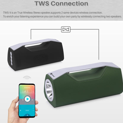 NewRixing NR-2028 Portable Lighting Wireless Bluetooth Stereo Speaker Support TWS Function Speaker (Black) - Desktop Speaker by NewRixing | Online Shopping South Africa | PMC Jewellery | Buy Now Pay Later Mobicred