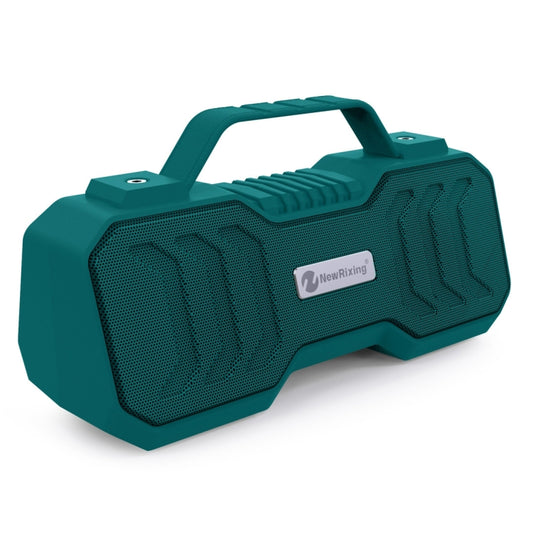 NewRixing NR-4500 Portable Wireless Bluetooth Stereo Speaker Support TWS / FM Function Speaker (Green) - Desktop Speaker by New Rixing | Online Shopping South Africa | PMC Jewellery
