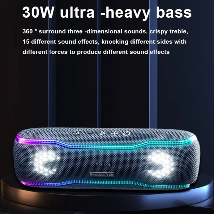 XDOBO BMTL BOSS IPX7 Waterproof Portable Wireless Bluetooth Speaker with RGB Colorful Light & TWS - Desktop Speaker by XDOBO | Online Shopping South Africa | PMC Jewellery | Buy Now Pay Later Mobicred