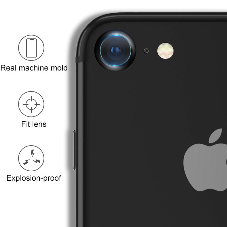 For iPhone 7 Circular Rear Camera Lens Protector Tempered Glass Protective Film - iPhone 8 & 7 Tempered Glass by DIYLooks | Online Shopping South Africa | PMC TechLife
