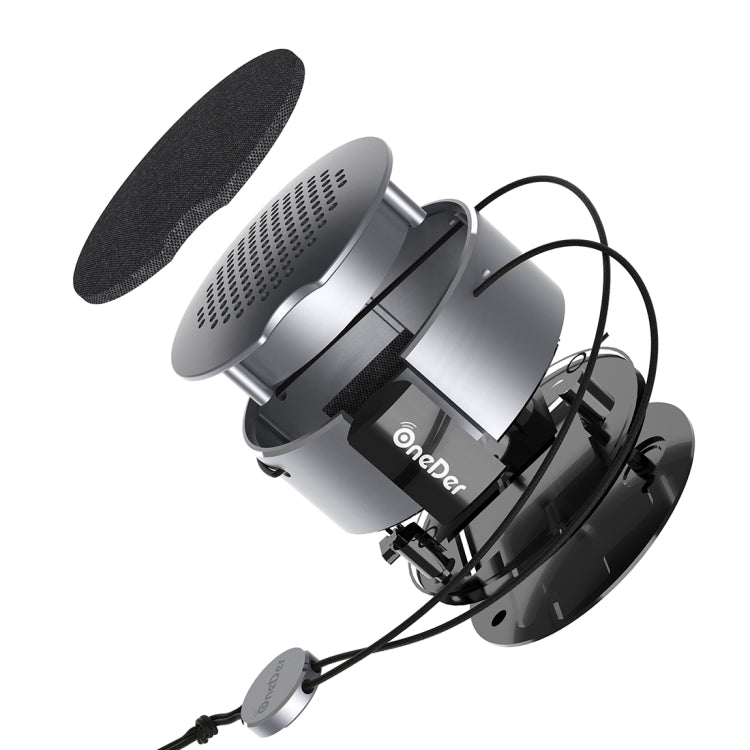 Oneder V12 Mini Wireless Bluetooth Speaker with Lanyard, Support Hands-free(Gold) - free shipping - PMC Jewellery - Order now!