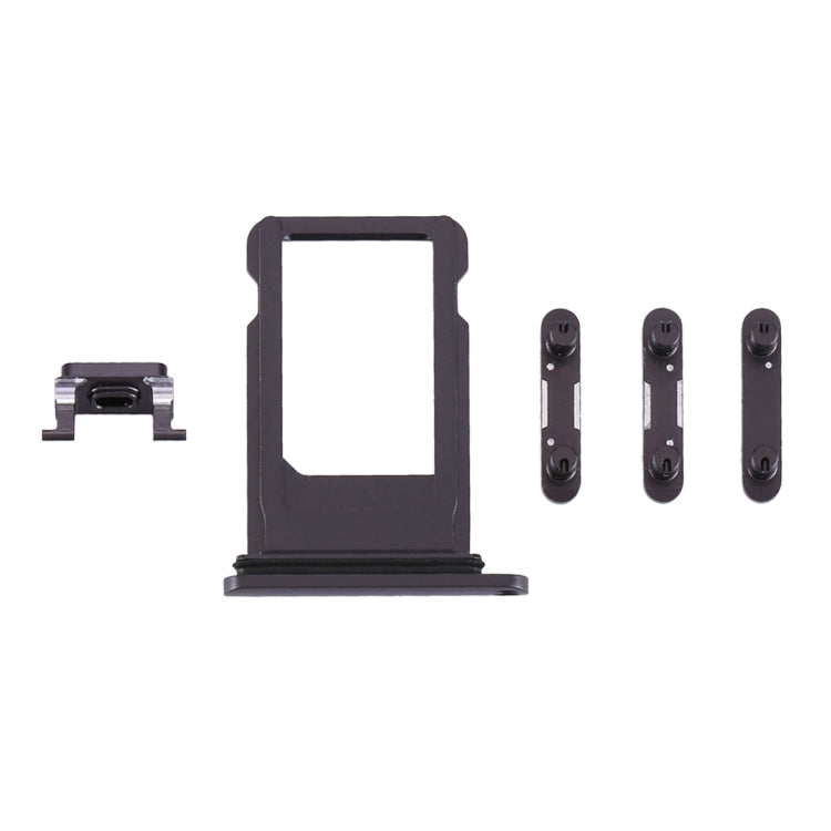 Card Tray + Volume Control Key + Power Button + Mute Switch Vibrator Key for iPhone 8 (Grey) - iPhone 8 Parts by PMc TechLife | Online Shopping South Africa | PMc TechLife | Buy Now Pay Later Mobicred