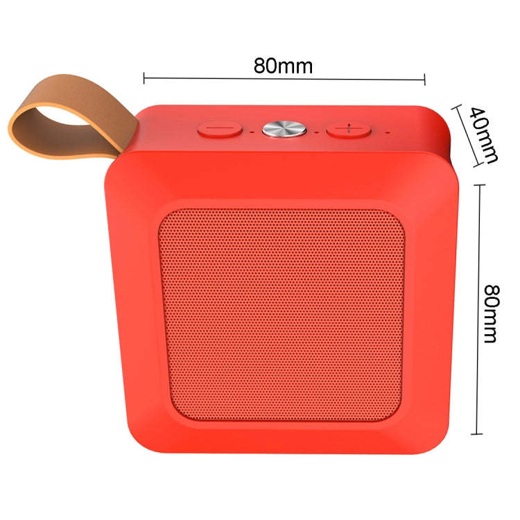 SARDiNE A12 Outdoor Wireless Bluetooth Speaker with Microphone, Support Hands-free Answering Phone & FM radio & TF card(Red) - Desktop Speaker by SARDiNE | Online Shopping South Africa | PMC Jewellery | Buy Now Pay Later Mobicred