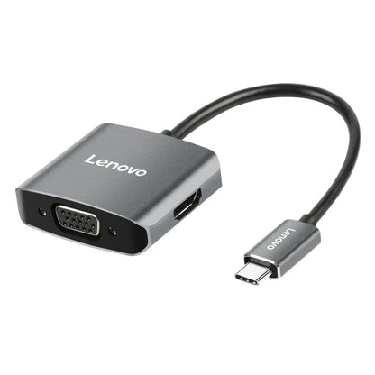 Original Lenovo C02 USB-C / Type-C to HDMI + VGA Converter - Converter by Lenovo | Online Shopping South Africa | PMC Jewellery | Buy Now Pay Later Mobicred