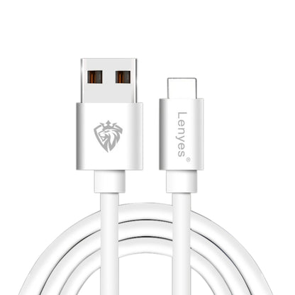 Lenyes LC701 1.5m 2.4A Output USB to 8 Pin PVC Data Sync Fast Charging Cable - Normal Style Cable by PMC Jewellery | Online Shopping South Africa | PMC Jewellery | Buy Now Pay Later Mobicred