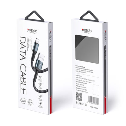 Yesido CA74 2.4A USB to 8 Pin Charging Cable, Length: 1.2m - Normal Style Cable by Yesido | Online Shopping South Africa | PMC Jewellery | Buy Now Pay Later Mobicred