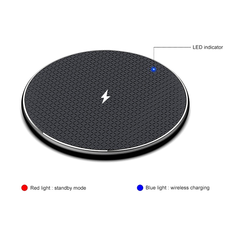 ZEQI W11 10W Smart Cooling Non-slip Aluminum Alloy Wireless Charger - Wireless Charger by ZEQI | Online Shopping South Africa | PMC Jewellery | Buy Now Pay Later Mobicred