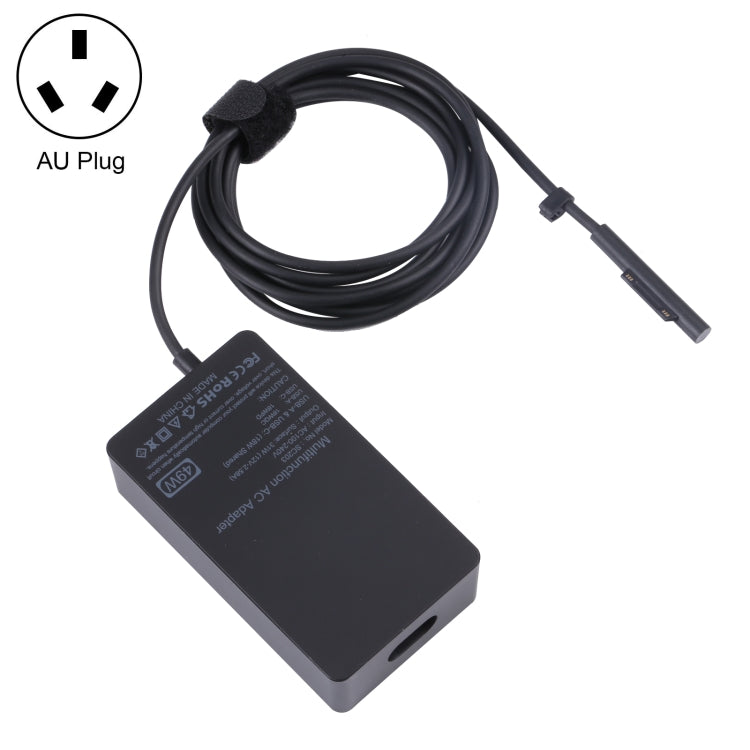 SC203 12V 2.58A 49W AC Power Charger Adapter For Microsoft Surface Pro 6/Pro 5/Pro 4（AU Plug） - For Microsoft by PMC Jewellery | Online Shopping South Africa | PMC Jewellery | Buy Now Pay Later Mobicred