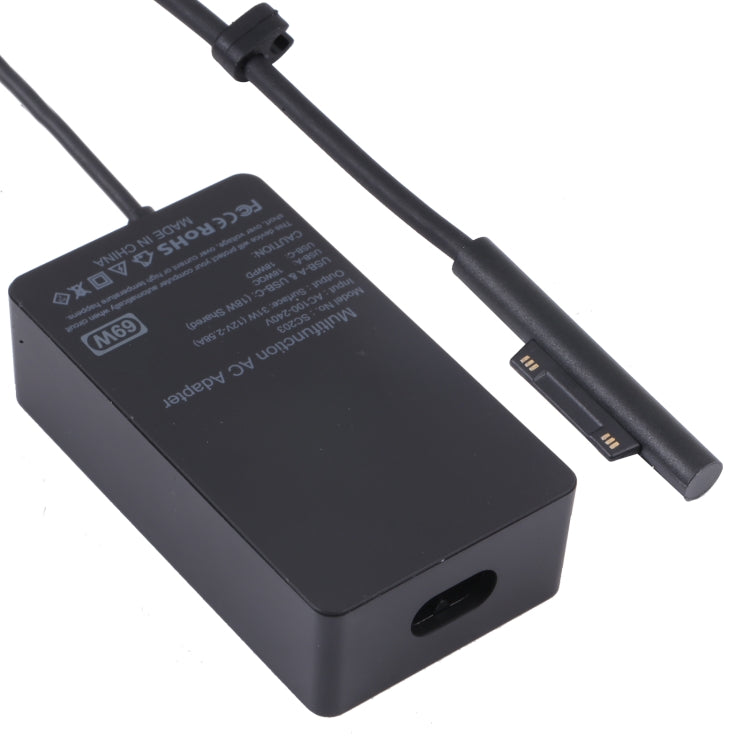 SC202 15V 2.58A 69W AC Power Charger Adapter for Microsoft Surface Pro 6/Pro 5/Pro 4 (EU Plug) - For Microsoft by PMC Jewellery | Online Shopping South Africa | PMC Jewellery | Buy Now Pay Later Mobicred