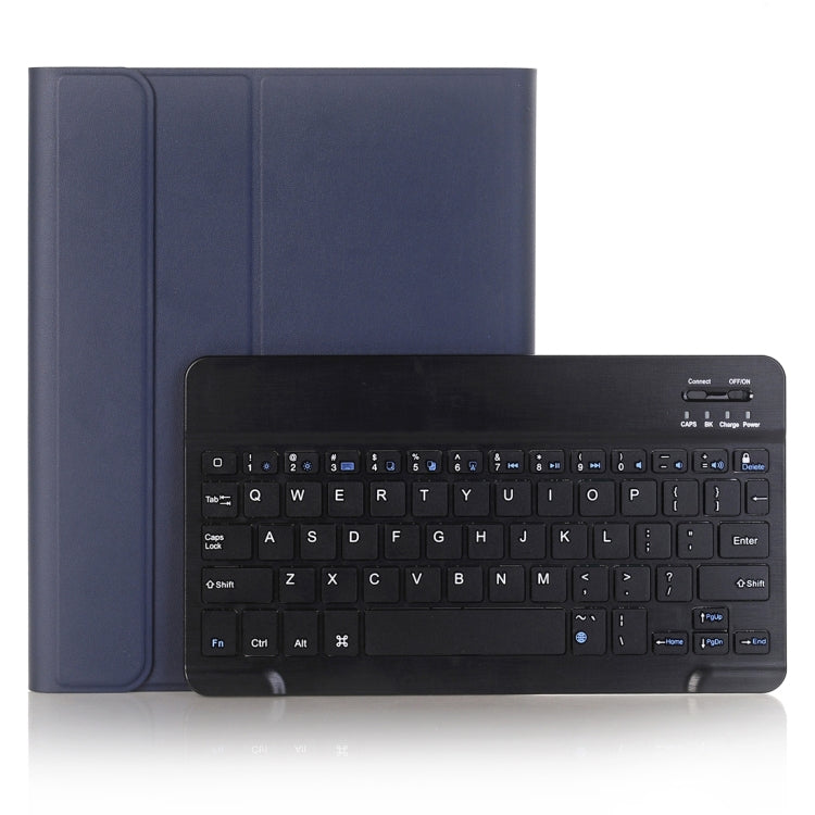 A102B For iPad 10.2 inch 2019 Ultra-thin Detachable Bluetooth Keyboard Leather Tablet Case with Stand & Pen Slot Function (Blue) - free shipping - PMC TechLife - Order now!