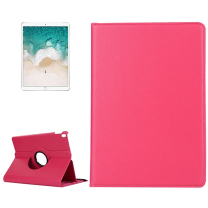 Litchi Texture 360 Degree Spin Multi-function Horizontal Flip Leather Protective Case with Holder for iPad Pro 10.5 inch / iPad Air (2019) (Magenta) - iPad Pro 10.5 inch Cases by PMC Jewellery | Online Shopping South Africa | PMC Jewellery | Buy Now Pay Later Mobicred