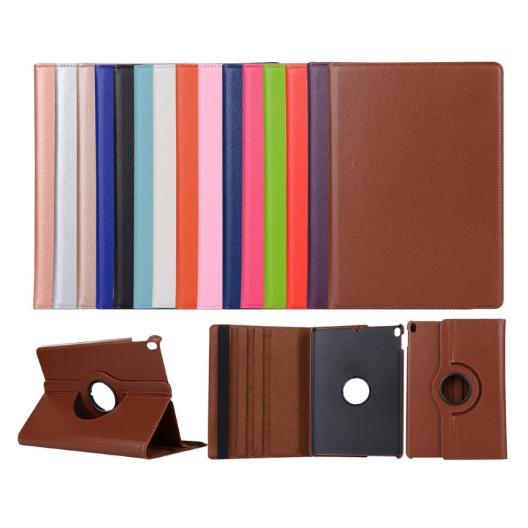 Litchi Texture 360 Degree Spin Multi-function Horizontal Flip Leather Protective Case with Holder for iPad Pro 10.5 inch / iPad Air (2019) (Orange) - iPad Pro 10.5 inch Cases by PMC Jewellery | Online Shopping South Africa | PMC Jewellery | Buy Now Pay Later Mobicred