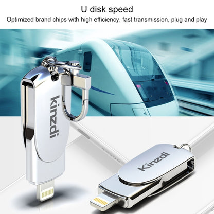 Kinzdi 512GB USB 2.0 + 8 Pin Interface Metal Twister Flash U Disk (Silver) - USB Flash Drives by Kinzdi | Online Shopping South Africa | PMC Jewellery | Buy Now Pay Later Mobicred