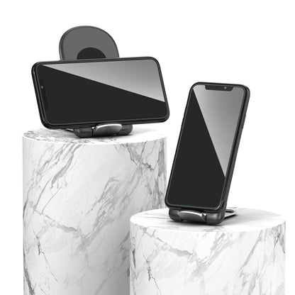 ROCK W30 15W Mobile Phone Wireless Charger Foldable Desktop Holder (Black) - Wireless Charger by ROCK | Online Shopping South Africa | PMC Jewellery | Buy Now Pay Later Mobicred