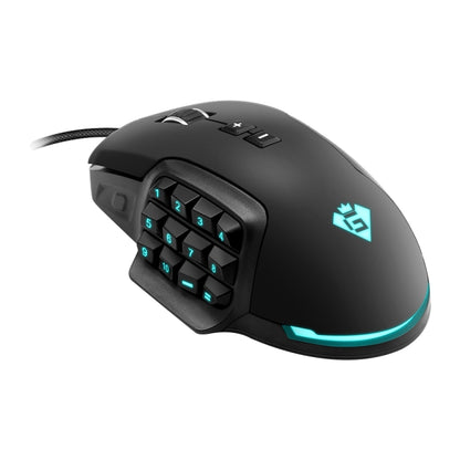 Rocketek GM900 24000DPI 16-keys RGB Light USB Wired Programming Gaming Computer Mouse (Black) - Wired Mice by ROCKETEK | Online Shopping South Africa | PMC Jewellery | Buy Now Pay Later Mobicred