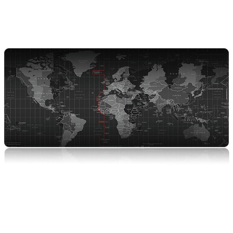 Extended Large Anti-Slip World Map Pattern Soft Rubber Smooth Cloth Surface Game Mouse Pad Keyboard Mat, Size: 60 x 30cm - Mouse Pads by PMC Jewellery | Online Shopping South Africa | PMC Jewellery