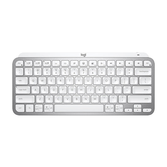 Logitech MX Keys Mini Wireless Bluetooth Ultra-thin Smart Backlit Keyboard (Grey) - Wireless Keyboard by Logitech | Online Shopping South Africa | PMC Jewellery | Buy Now Pay Later Mobicred