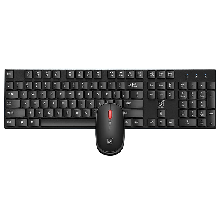 ZGB 8820 Candy Color Wireless Keyboard + Mouse Set (Black) - Wireless Keyboard by Chasing Leopard | Online Shopping South Africa | PMC Jewellery | Buy Now Pay Later Mobicred