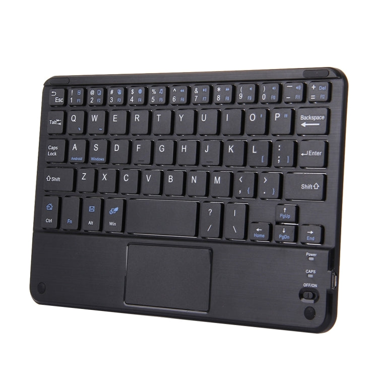 Bluetooth Wireless Keyboard with Touch Panel, Compatible with All Android & Windows 9 inch Tablets with Bluetooth Functions(Black) - Universal Keyboard by PMC TechLife | Online Shopping South Africa | PMC TechLife