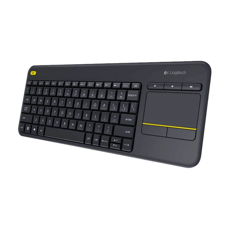 Logitech K400 Plus 2.4GHz Wireless Touch Control Keyboard, Wireless Range: 10m (Black) - Wireless Keyboard by Logitech | Online Shopping South Africa | PMC Jewellery | Buy Now Pay Later Mobicred