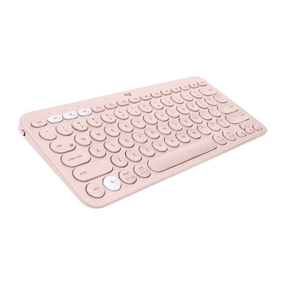 Logitech K380 Portable Multi-Device Wireless Bluetooth Keyboard (Pink) - Wireless Keyboard by Logitech | Online Shopping South Africa | PMC Jewellery | Buy Now Pay Later Mobicred