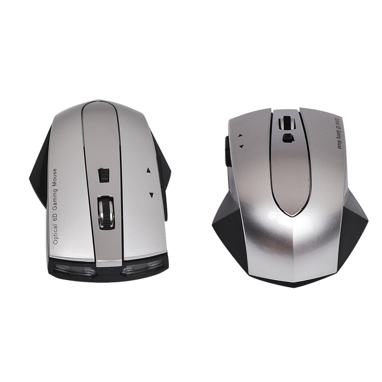 MZ-011 2.4GHz 1600DPI Wireless Rechargeable Optical Mouse with HUB Function(Black Silver) - Wireless Mice by PMC Jewellery | Online Shopping South Africa | PMC Jewellery | Buy Now Pay Later Mobicred