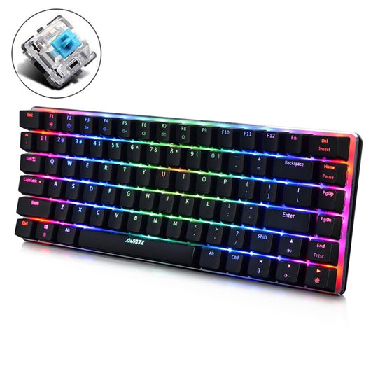 Ajazz 82 Keys Laptop Computer RGB Light Gaming Mechanical Keyboard (Black Blue Shaft) - Wired Keyboard by Ajazz | Online Shopping South Africa | PMC Jewellery | Buy Now Pay Later Mobicred