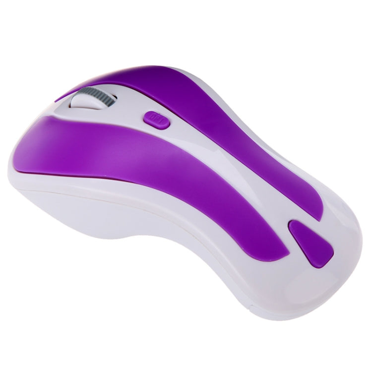 PR-01 6D Gyroscope Fly Air Mouse 2.4G USB Receiver 1600 DPI Wireless Optical Mouse for Computer PC Android Smart TV Box (Purple + White) - Wireless Mice by PMC Jewellery | Online Shopping South Africa | PMC Jewellery | Buy Now Pay Later Mobicred