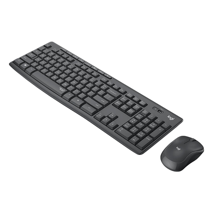 Logitech MK295 USB Wireless Silence Keyboard Mouse Set (Black) - Wireless Keyboard by Logitech | Online Shopping South Africa | PMC Jewellery | Buy Now Pay Later Mobicred