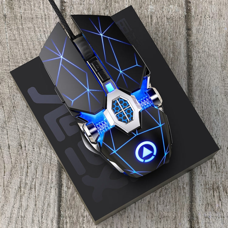 YINDIAO 3200DPI 4-modes Adjustable 7-keys RGB Light Wired Gaming Mechanical Mouse, Style: Silent Version(Black) - free shipping - PMC TechLife - Order now!
