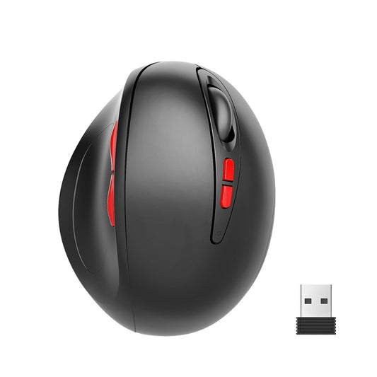 HXSJ T33 2.4GHz Ergonomic Optical Wireless Notebook PC Mouse (Black) - Wireless Mice by HXSJ | Online Shopping South Africa | PMC Jewellery | Buy Now Pay Later Mobicred