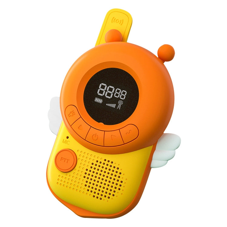 adj-847 Cartoon Bee-shaped Children Walkie-talkie Wireless 3km Call Outdoor Parent-child Interactive Toy with Flashlight & Anti-lost Lanyard (Yellow) - Children by PMC Jewellery | Online Shopping South Africa | PMC Jewellery | Buy Now Pay Later Mobicred