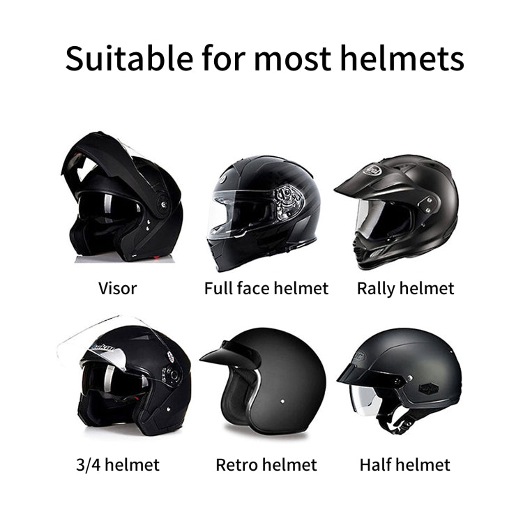 T6 Motorcycle Helmet Bluetooth V5.0 Headset - Motorcycle Walkie Talkie by PMC TechLife | Online Shopping South Africa | PMC TechLife | Buy Now Pay Later Mobicred